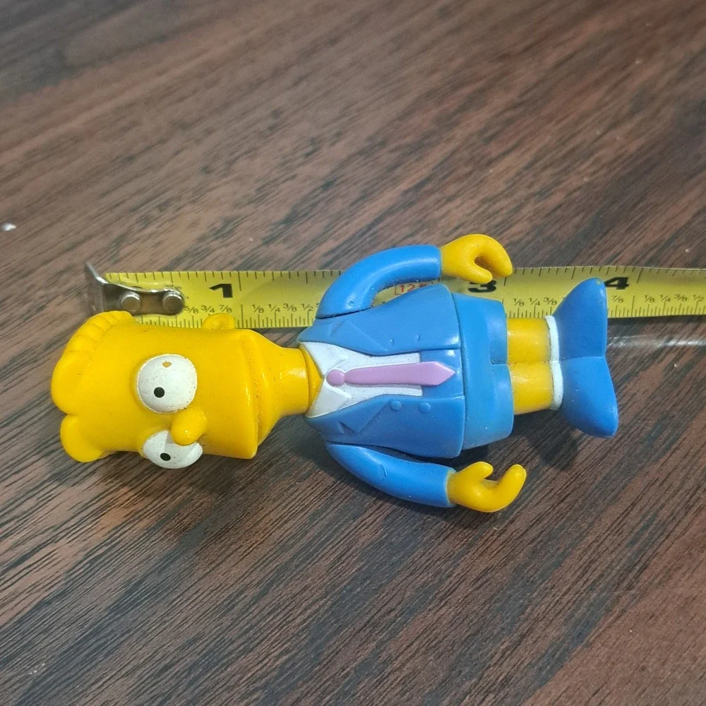 VTG 2000 Playmates The Simpsons World of Springfield Bart Sunday Best Figure Toy